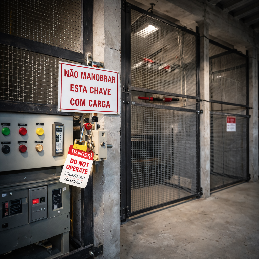 Profissional de engenharia elétrica com equipamentos de segurança